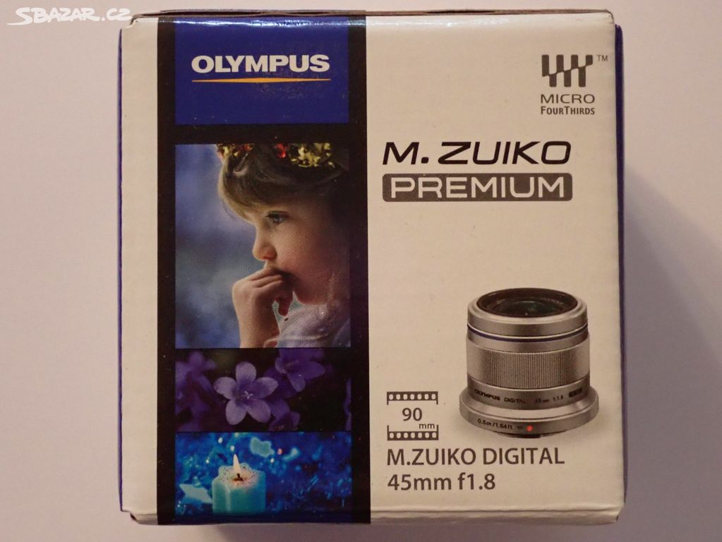 NOVÝ Olympus M. ZUIKO DIGITAL 45mm f/1.8 silver. - Brno - Sbazar.cz